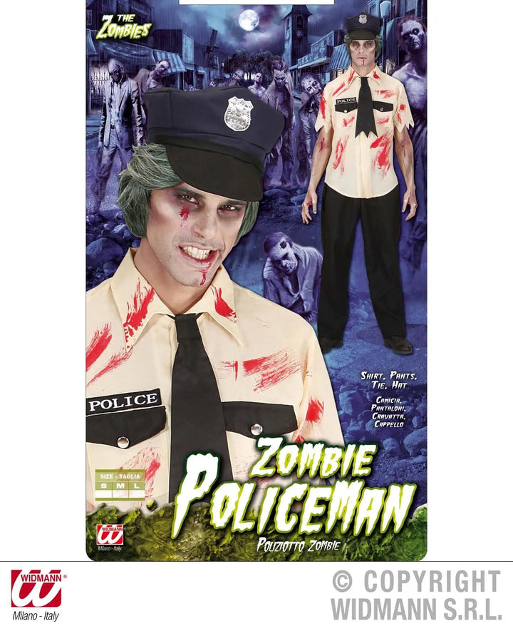 Costume POLIZIOTTO ZOMBIE lusso - tuttocostumi.it