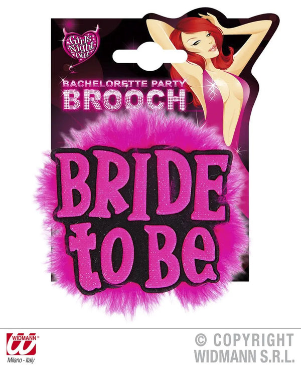 Spilla BRIDE TO BE nera - tuttocostumi.it