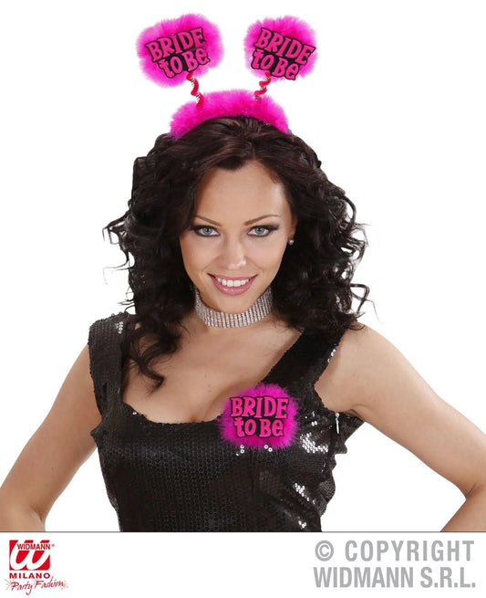 Spilla BRIDE TO BE nera - tuttocostumi.it