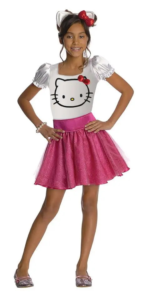 Costume HELLO KITTY rosa - tuttocostumi.it