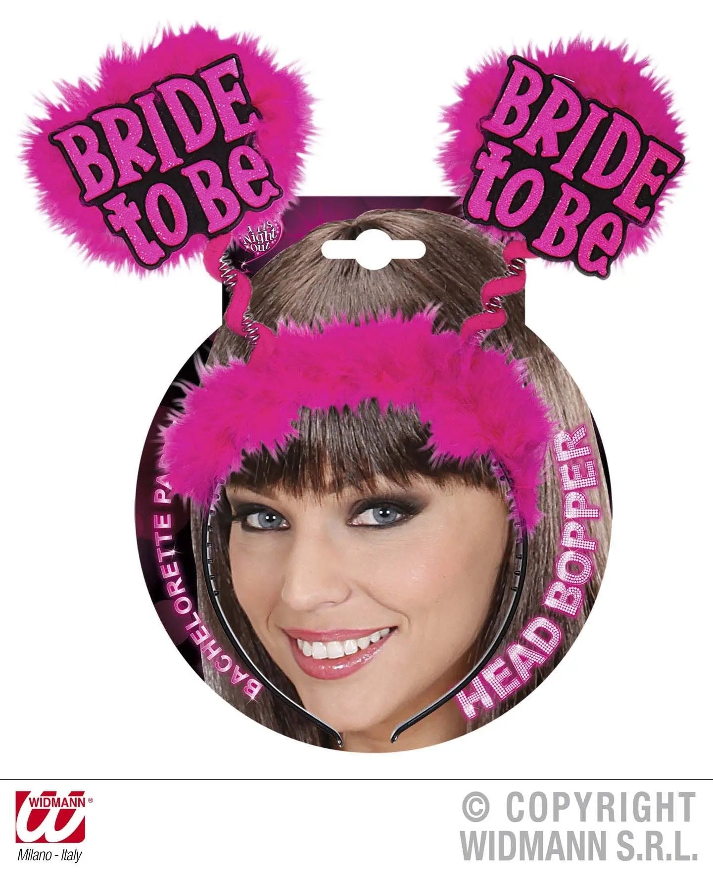 Cerchietto BRIDE TO BE NERO - tuttocostumi.it