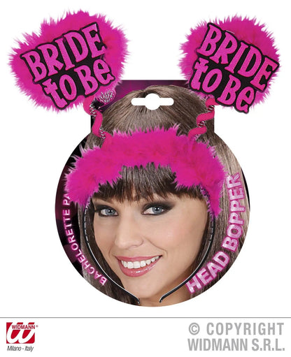 Cerchietto BRIDE TO BE NERO - tuttocostumi.it