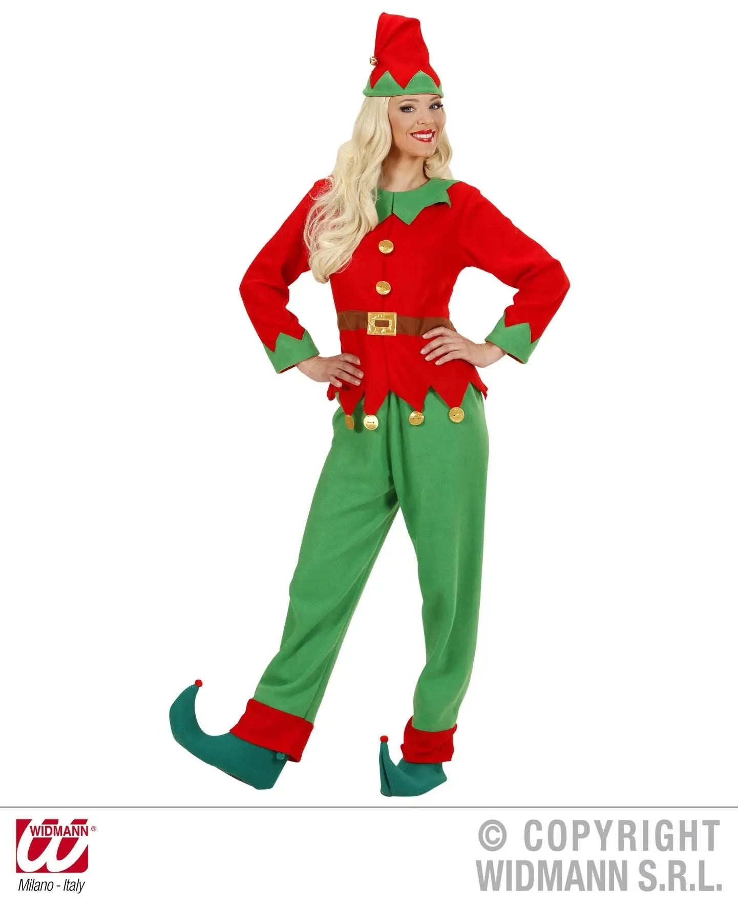 Costume AIUTANTE DI BABBO NATALE donna - tuttocostumi.it