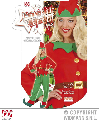 Costume AIUTANTE DI BABBO NATALE donna - tuttocostumi.it