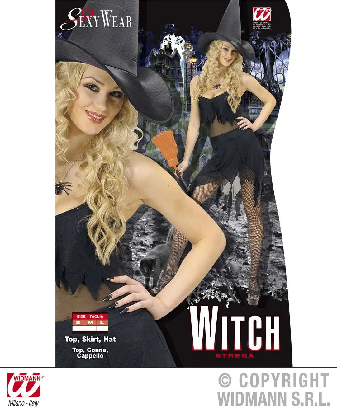 Costume da STREGA in lycra - tuttocostumi.it