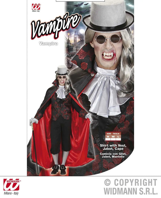Costume VAMPIRO con mantello - tuttocostumi.it