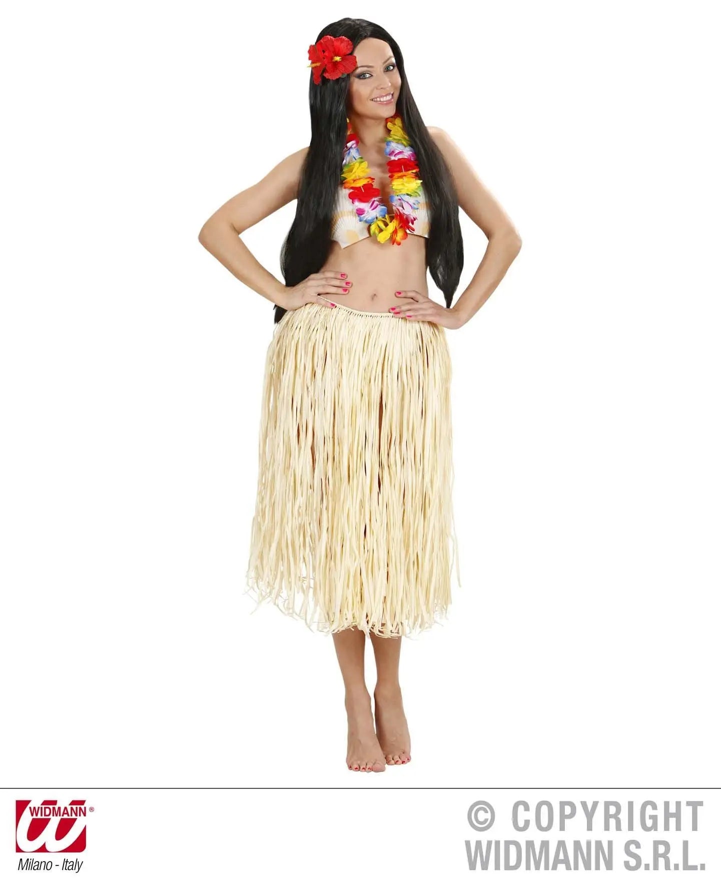 Collana HAWAIANA MULTICOLORE lusso - tuttocostumi.it