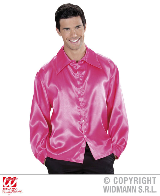 Camicia DISCO ANNI 70 rosa di Widmann - tuttocostumi.it