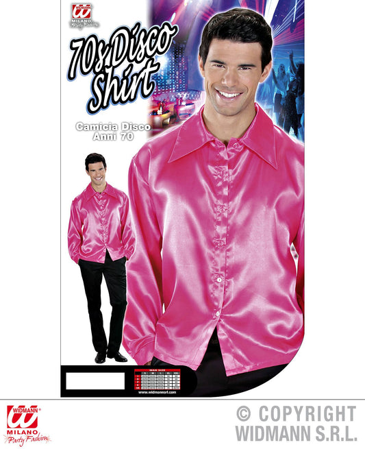 Camicia DISCO ANNI 70 rosa di Widmann - tuttocostumi.it