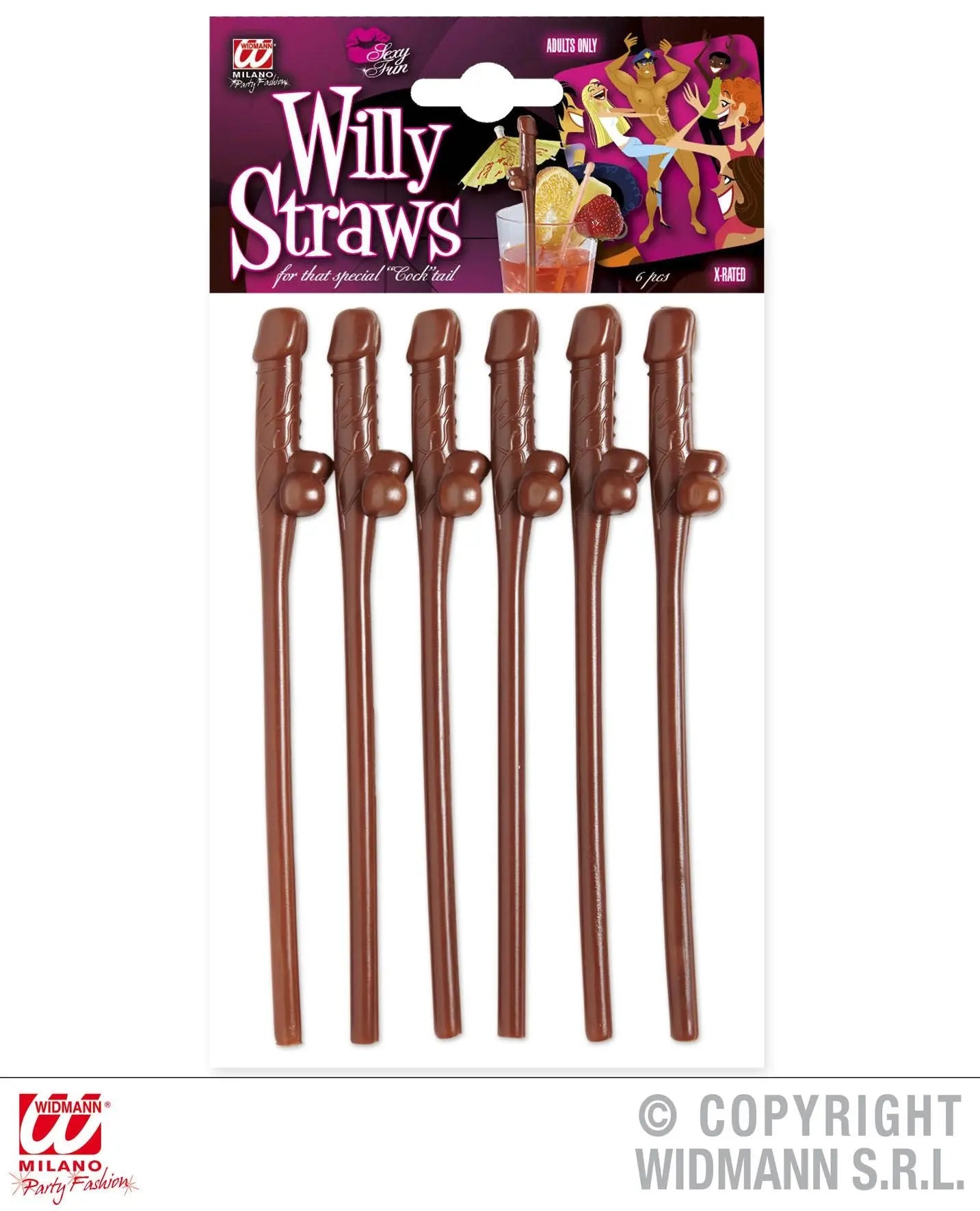 Cannucce WILLY AFRO set da 6 - tuttocostumi.it