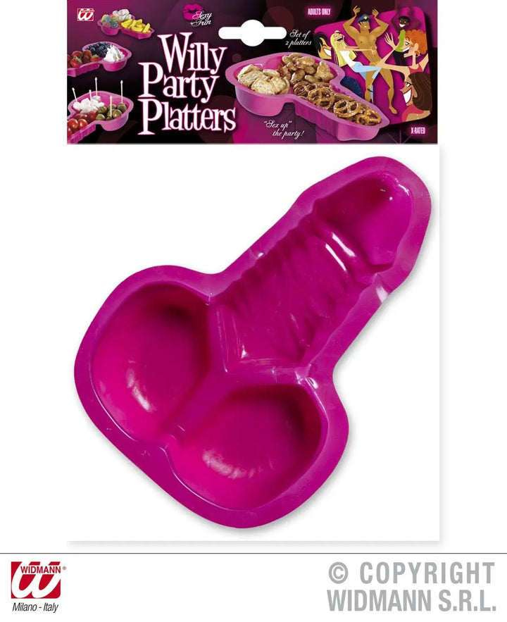 Ciotole PARTY WILLY set da 2 - tuttocostumi.it