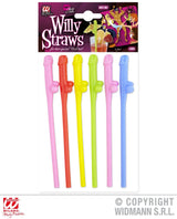 Cannucce WILLY COLORATE set da 6