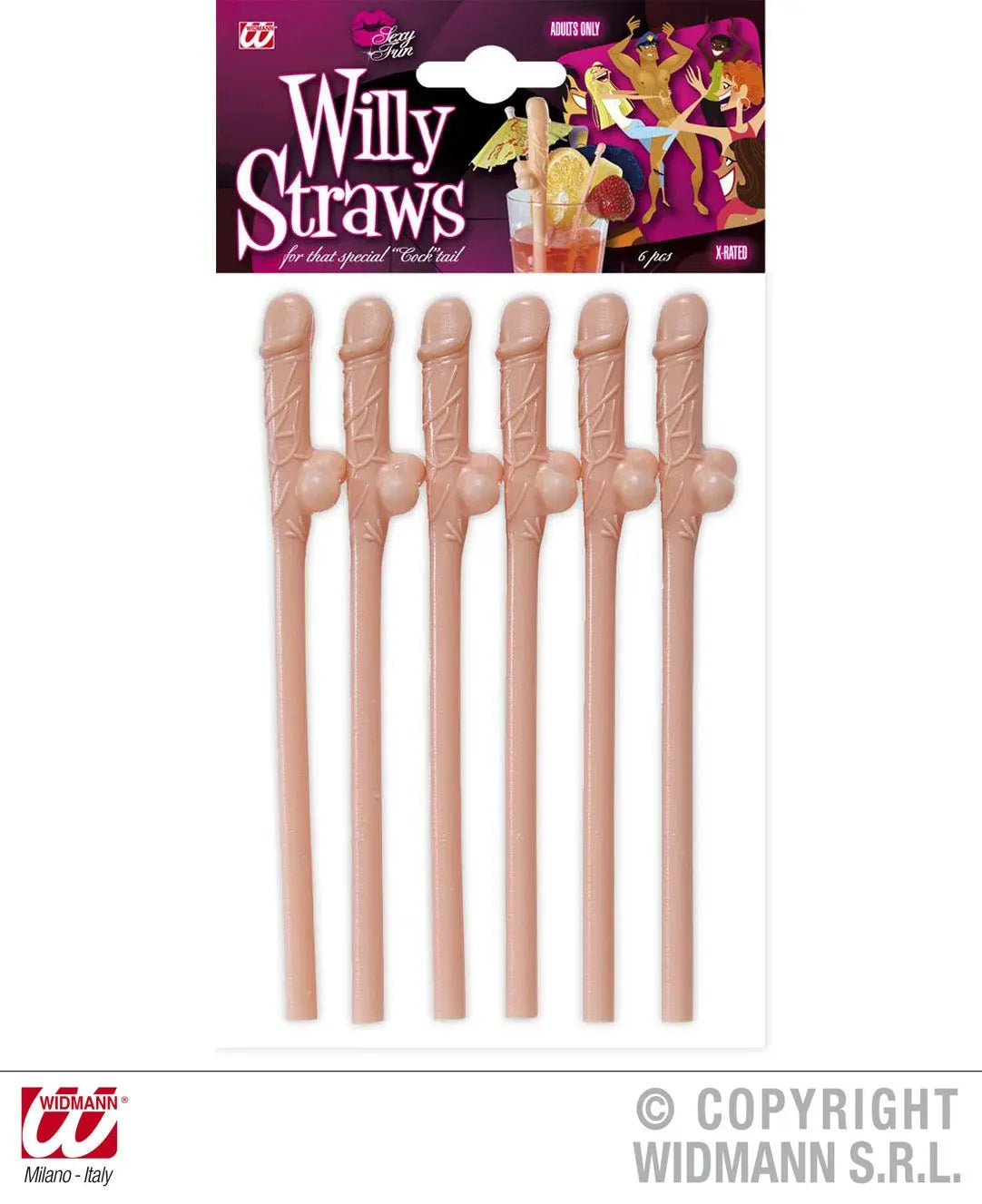 Cannucce WILLY set da 6 - tuttocostumi.it