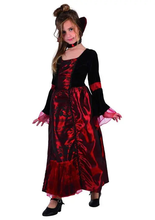 Costume VAMPIRA LUNGO bambina - tuttocostumi.it