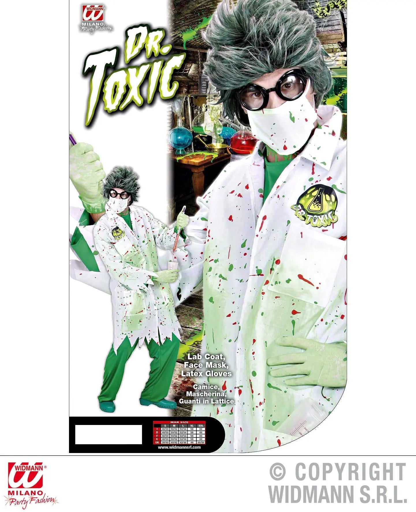 Costume DR. TOXIC - tuttocostumi.it