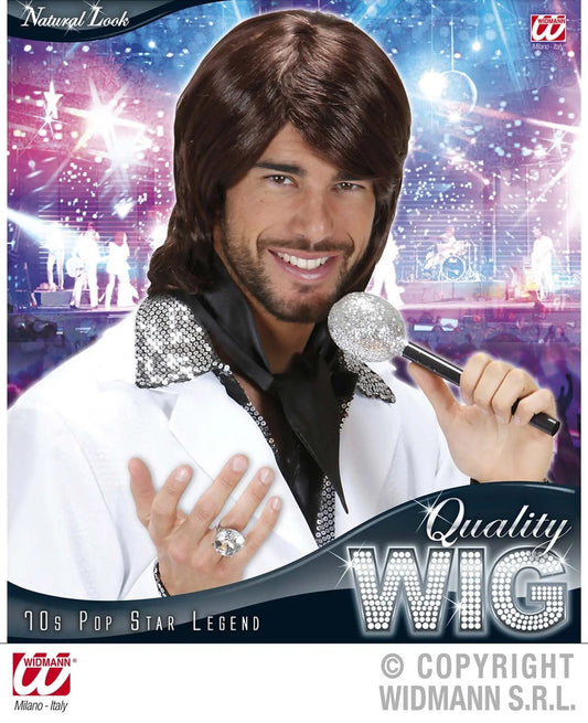 Parrucca anni 70 POP STAR BENNY - tuttocostumi.it