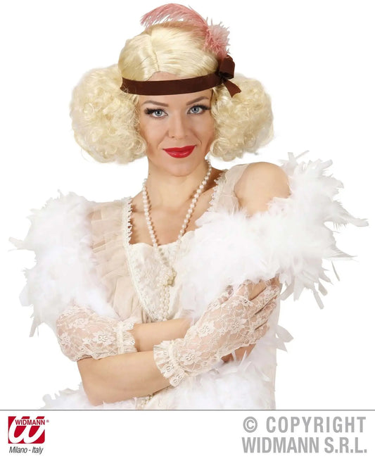 Parrucca CHARLESTON ANNI RUGGENTI PLATINO - tuttocostumi.it