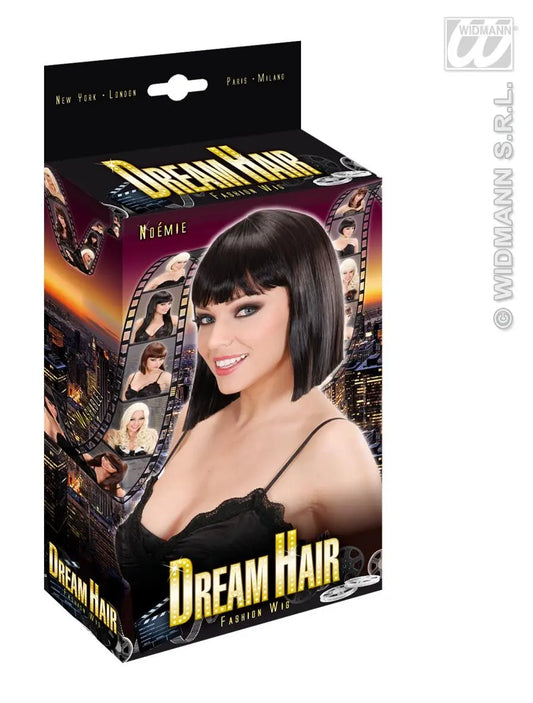 Parrucca NOEMIE NERA DreamHair - tuttocostumi.it