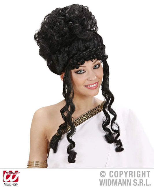 Parrucca DEA DELL'OLIMPO nera - tuttocostumi.it