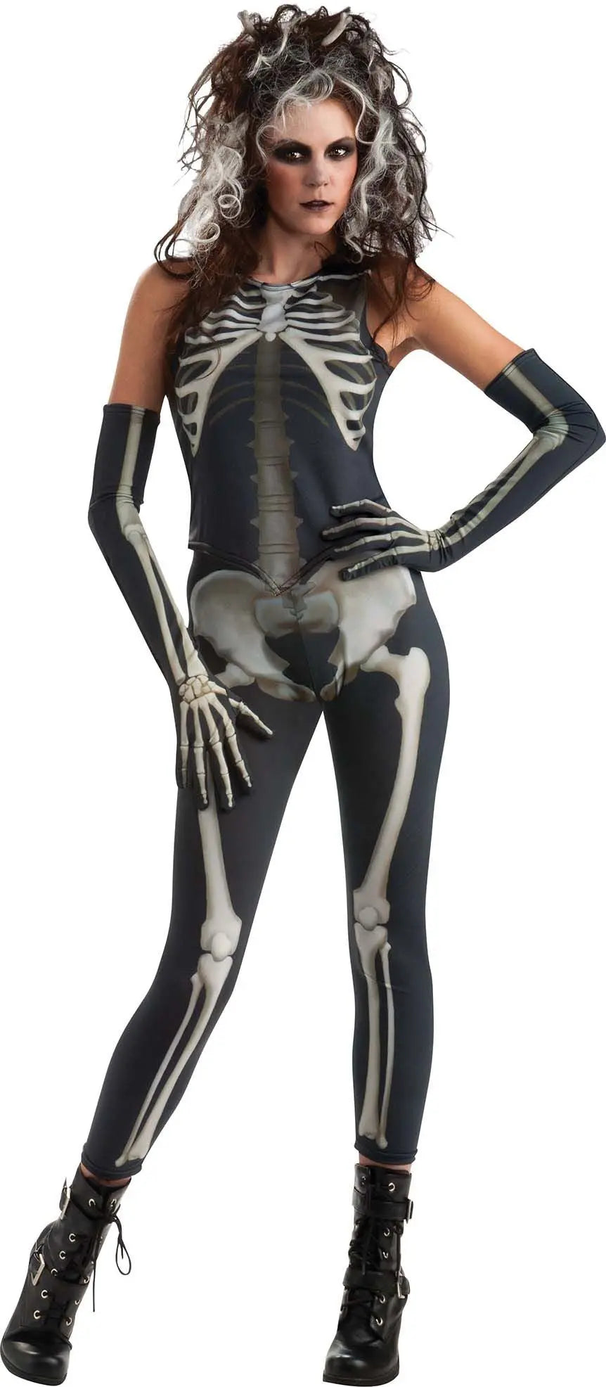 Costume DONNA SCHELETRO adulto - tuttocostumi.it