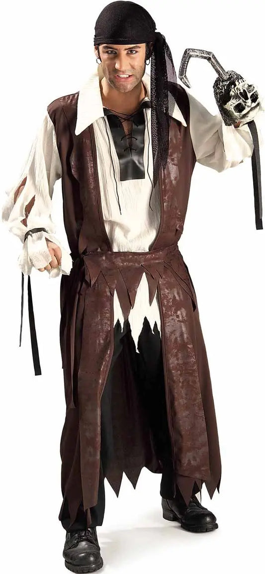 Costume CORSARO DEI CARAIBI  adulto - tuttocostumi.it
