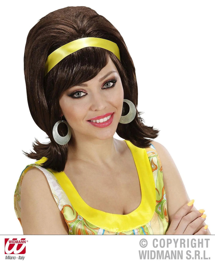 Parrucca MOD ANNI 60 castana - tuttocostumi.it