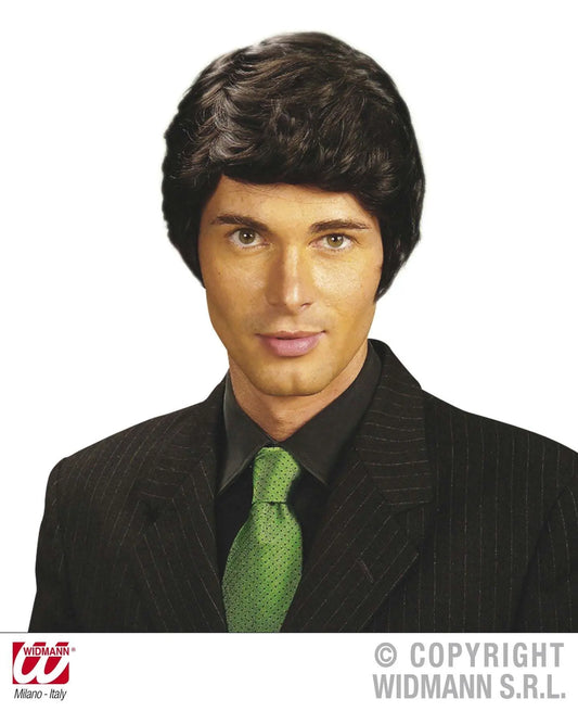 Parrucca RICK nera - tuttocostumi.it