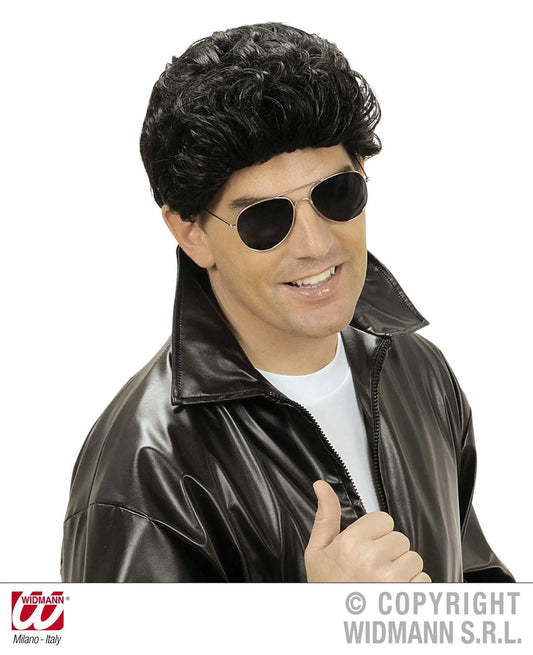 Parrucca GREASER nera - tuttocostumi.it