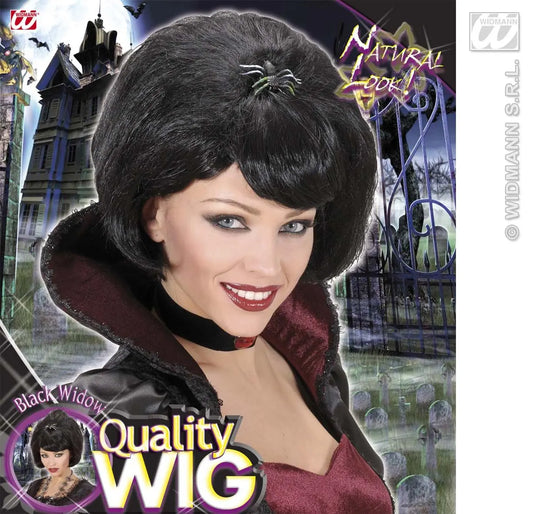 Parrucca da vedova nera con ragno di Widmann - tuttocostumi.it